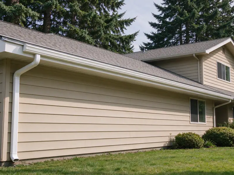 Seamless Gutters on a Kent house